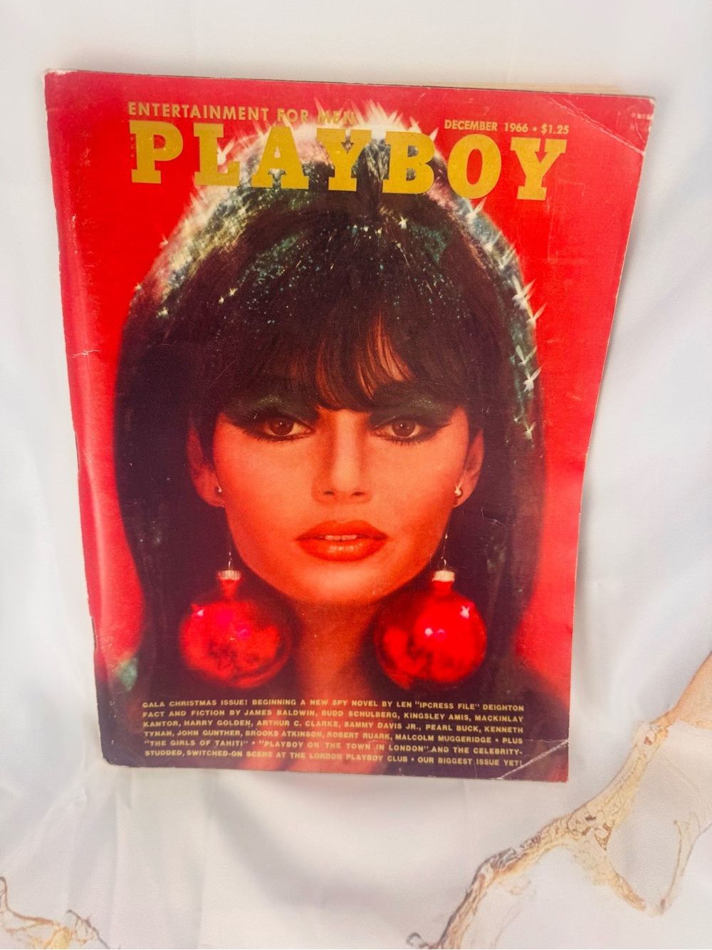 Vintage Playboy Magazine December 1966 - centerfold intact